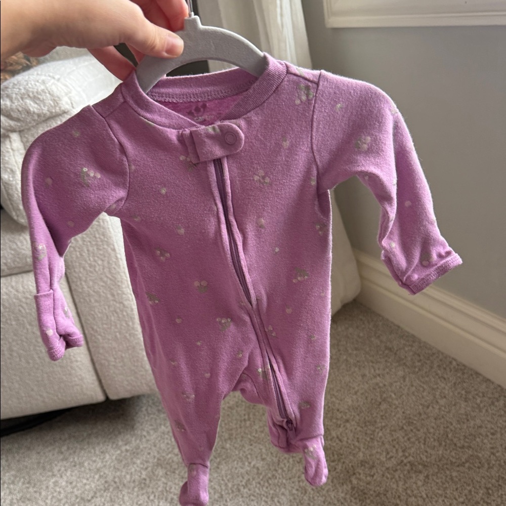 Carters newborn pajama onsie